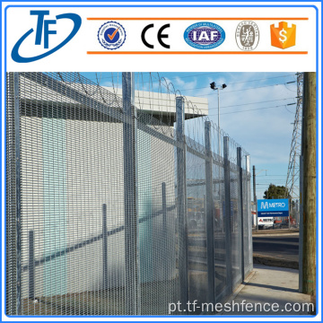 76.2mm * 12.7mm galvanizado a quente 358fence